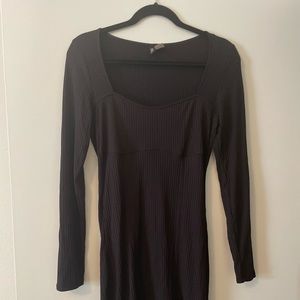 Long sleeve cocktail dress